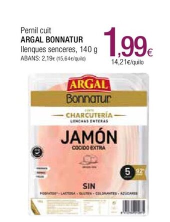 Condis Argal Bonnatur Pernil Cuit oferta