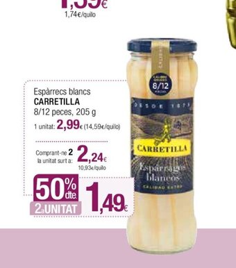 Condis Carretilla Espàrrecs Blancs oferta