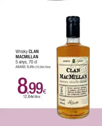 Condis Clan Macmillan Whisky oferta