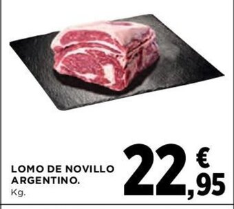 El Corte Inglés Lomo de Novillo Argentino oferta