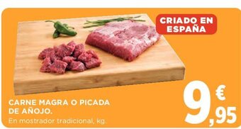 El Corte Inglés Carne Magra o Picada De Añojo oferta