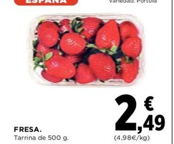 El Corte Inglés Fresa oferta