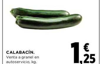 El Corte Inglés Calabacín oferta