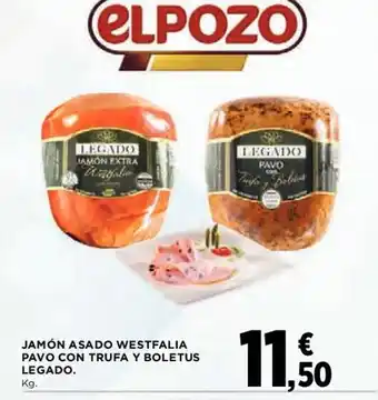 El Corte Inglés Jamón Asado Westfalia Pavo Con Trufa Y Boletus Legado oferta