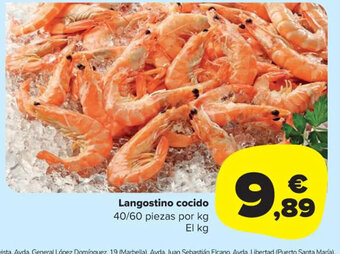 Carrefour Market Langostino Cocido oferta