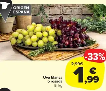 Carrefour Market Uva Blanca o Rosada oferta