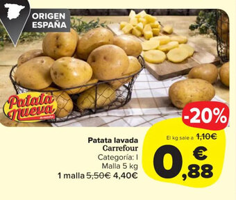 Carrefour Market Patata lavada oferta