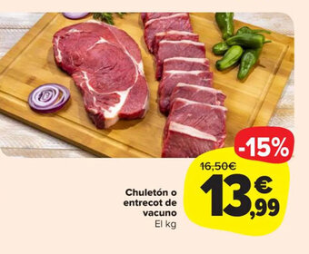 Carrefour Market Chuletón o Entrecot de Vacuno oferta