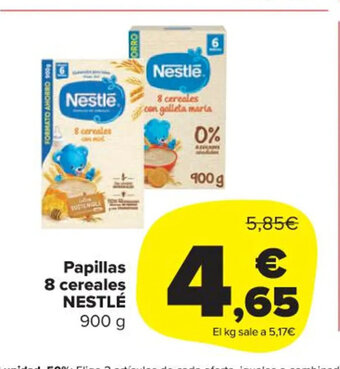 Carrefour Market Papillas 8 Cereales Nestle oferta