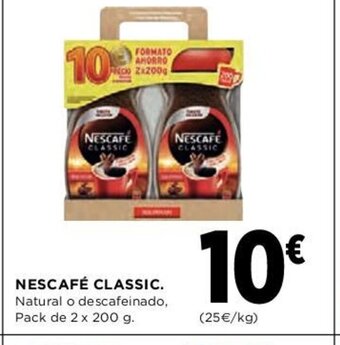 El Corte Inglés Nescafé Classic oferta