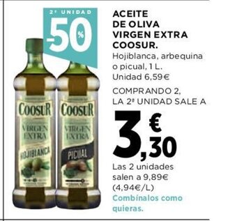 El Corte Inglés Aceite De Oliva Virgen Extra Coosur oferta
