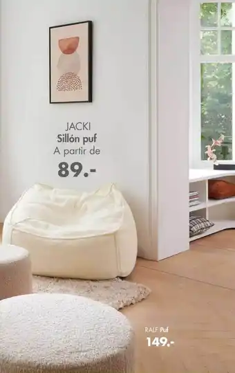 Jacki sillón puf