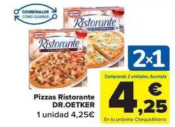 Carrefour Market Pizzas ristorantes dr. oetker oferta