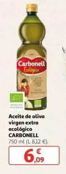 Alcampo Aceite de oliva virgen extra ecológico carbonell oferta