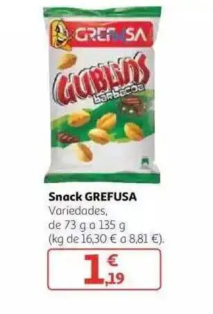 Alcampo Snack grefusa oferta