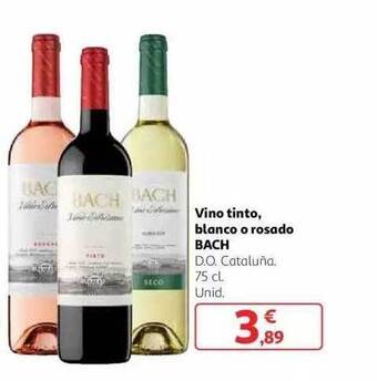 Alcampo Vino tinto blanco o rosado bach oferta