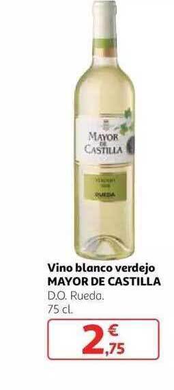 Alcampo Vino blanco verdejo mayor de castilla oferta