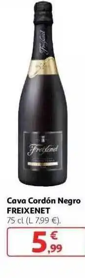 Alcampo Cava cordón negro freixenet oferta