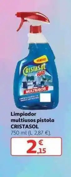 Alcampo Limpiador multiusos pistola cristasol oferta