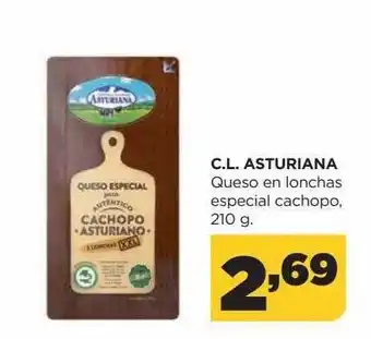Alimerka C.l. asturiana queso en lonchas especial cachopo oferta