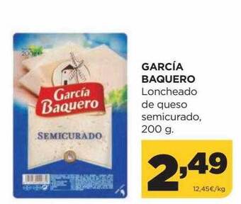 Alimerka García baquero loncheado de queso semicurado oferta