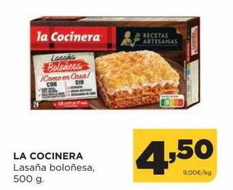 Alimerka La cocinera lasaña boloñesa oferta