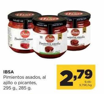Alimerka Ibsa pimientos asados al ajillo o picantes oferta