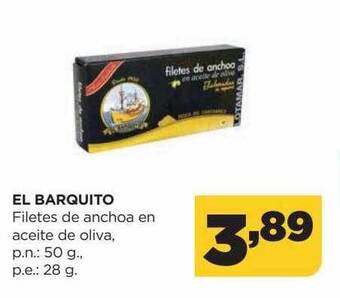 Alimerka El barquito filetes de anchoa en aceite de oliva oferta