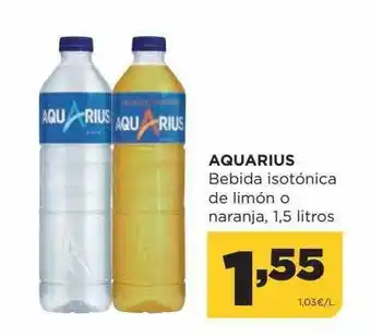 Alimerka Aquarius bebida isotónica de limón o naranja oferta