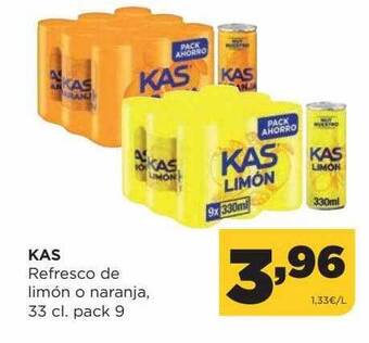 Alimerka Kas refresco de limón o naranja oferta