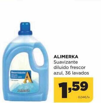 Alimerka Alimerka suavizante diluido frescor azul oferta