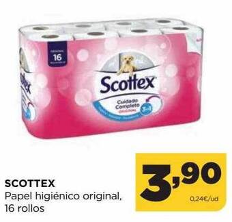 Alimerka Scottex papel higiénico original oferta