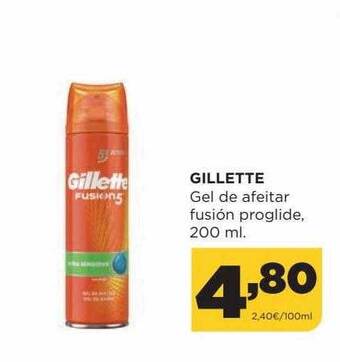 Alimerka Gillette gel de afeitar fusión proglide oferta