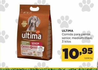 Alimerka Ultima comida para perros senior, medium-maxi oferta