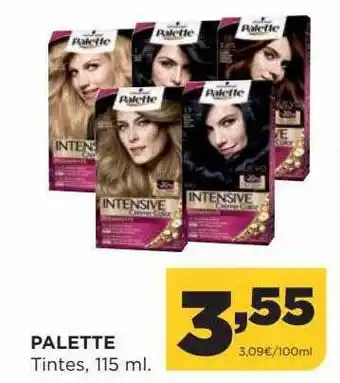 Alimerka Palette tintes oferta