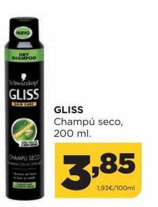 Alimerka Gliss champú seco oferta