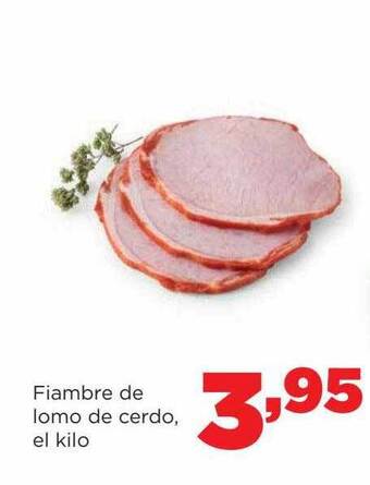Alimerka Fiambre de lomo de cerdo oferta