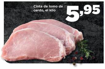 Alimerka Cinta de lomo de cerdo oferta
