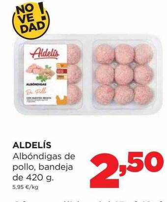 Alimerka Aldelís albóndigas de pollo oferta