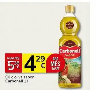 Consum Oli d'oliva sabor carbonell oferta