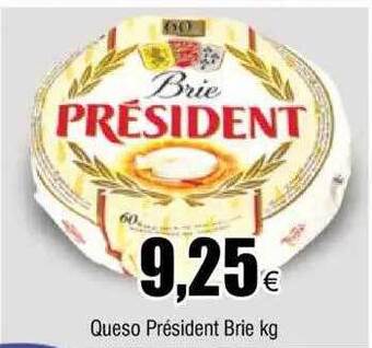 FROIZ Queso président brie kg oferta