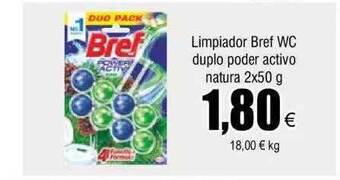FROIZ Limpiador bref wc duplo poder activo natura oferta