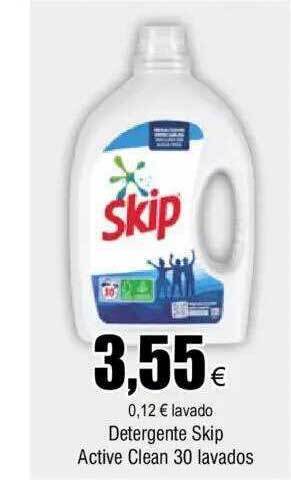 FROIZ Detergente skip active clean 30 lavados oferta