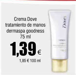 FROIZ Crema dove tratamiento de manos dermaspa goodness oferta