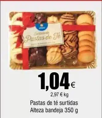 FROIZ Pastas de té surtidas alteza bandeja oferta