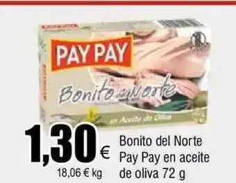 FROIZ Bonito del norte pay pay en aceite de oliva oferta