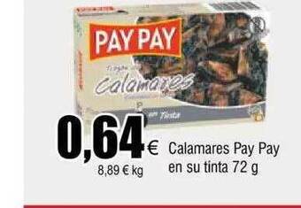 FROIZ Calamares pay pay en su tinta oferta