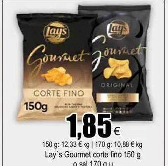 FROIZ Lay's gourmet corte fino o sal oferta