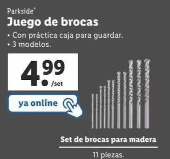 Lidl Parskside juego de brocas oferta