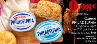 Gadis Queso philadelphia original o light oferta